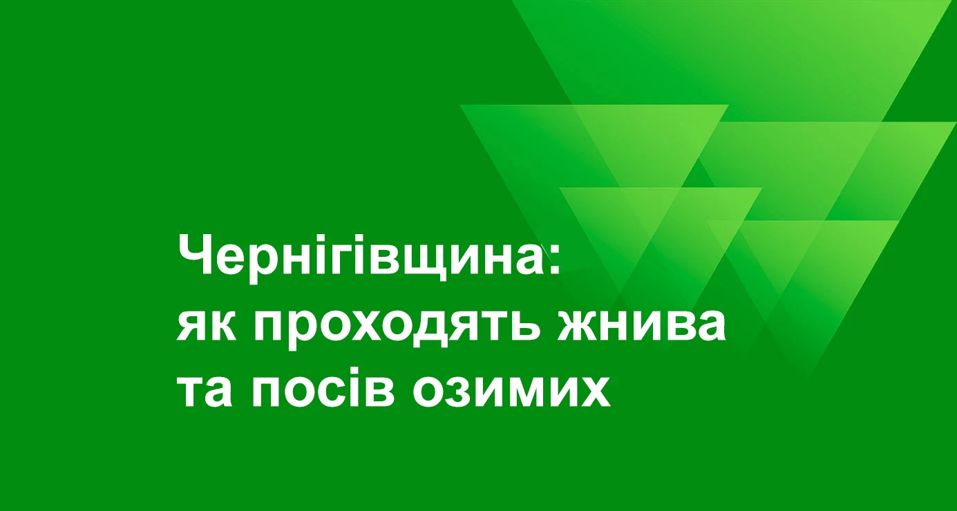 Чернігівщина: як проходять жнива та посів озимих