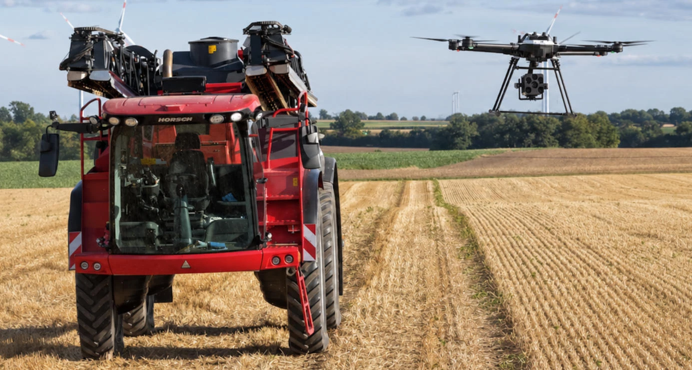 Дрони та обприскувачі HORSCH
