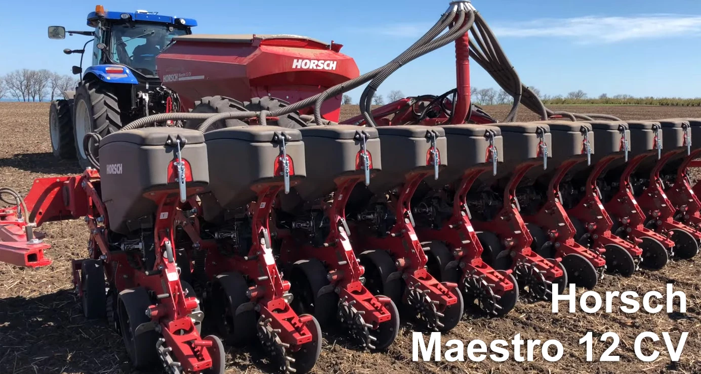 Overview of the Horsch Maestro 12 CV seed drill