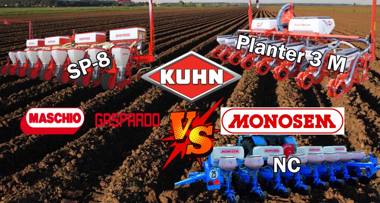 KUHN Planter 3M, MONOSEM NC, GASPARDO SP-8