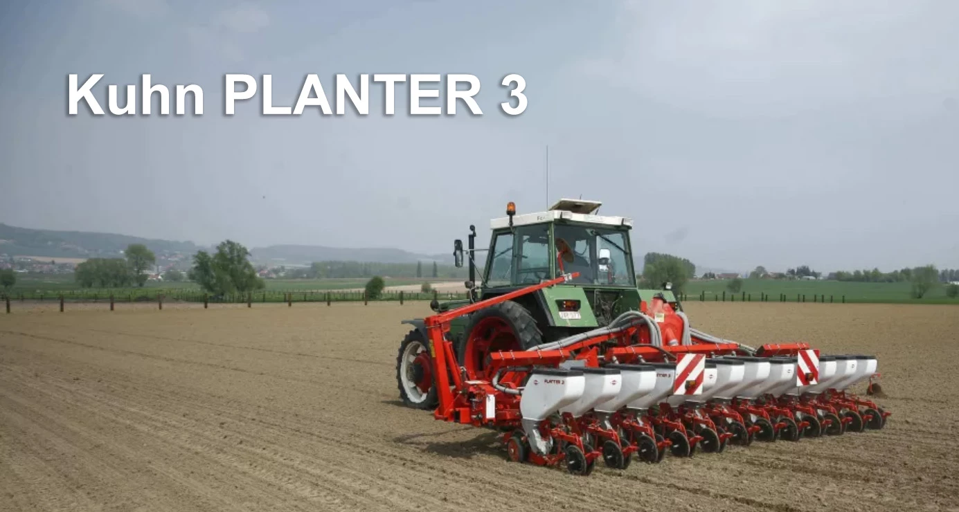 Overview of the Kuhn PLANTER 3 seed drill