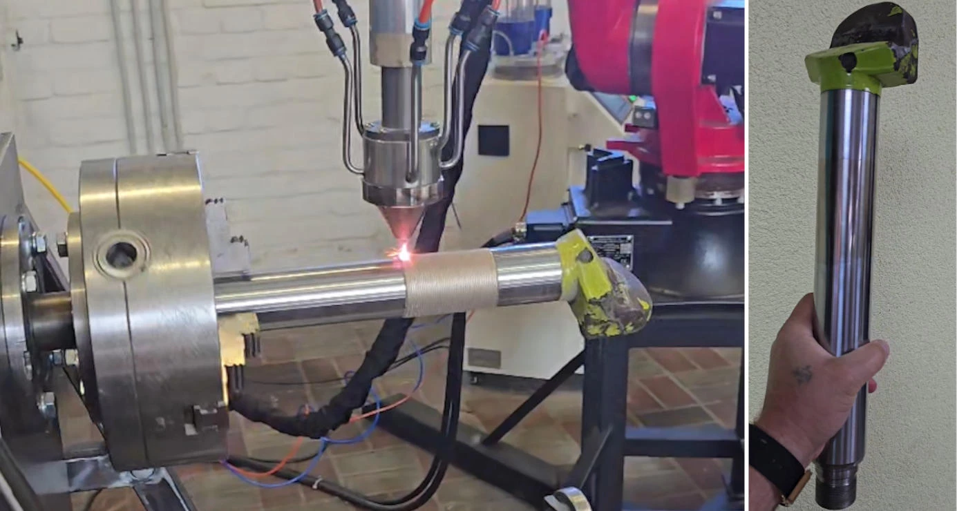 Hydraulic Cylinder Rod Repair