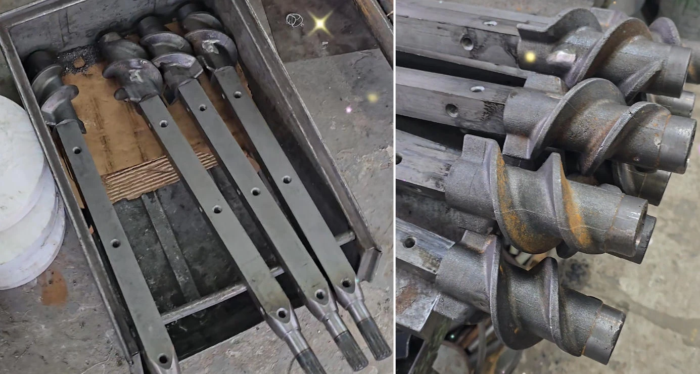 Вали на кукурудзяні жатки