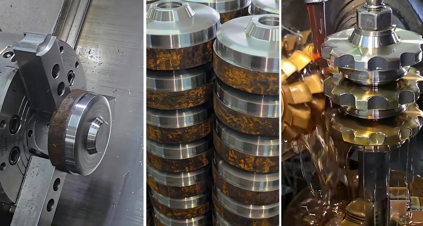 We manufacture spare parts for reapers