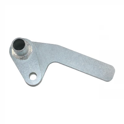 Locking lever welded