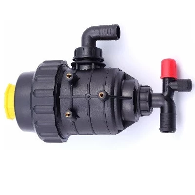 Suction filter with a shut-off valve